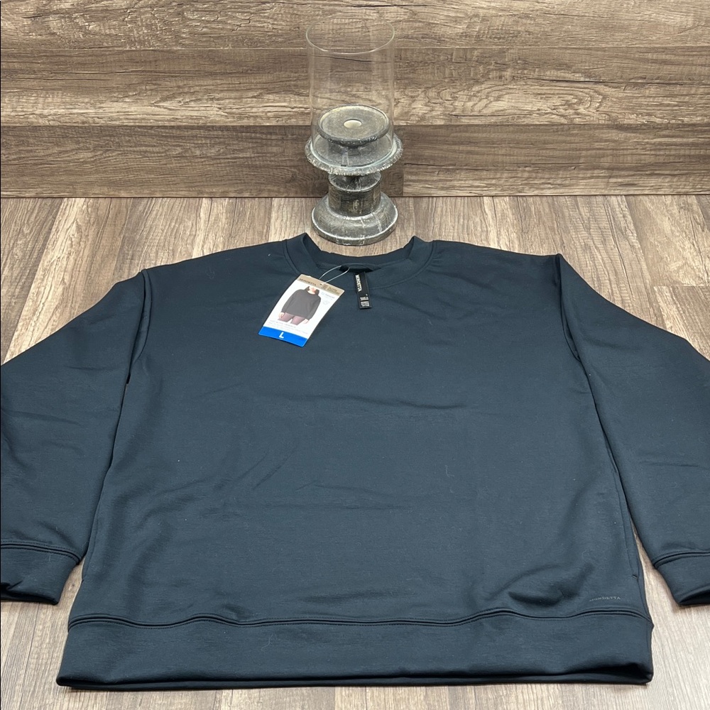 Mondetta Women's Black Crewneck Sweater